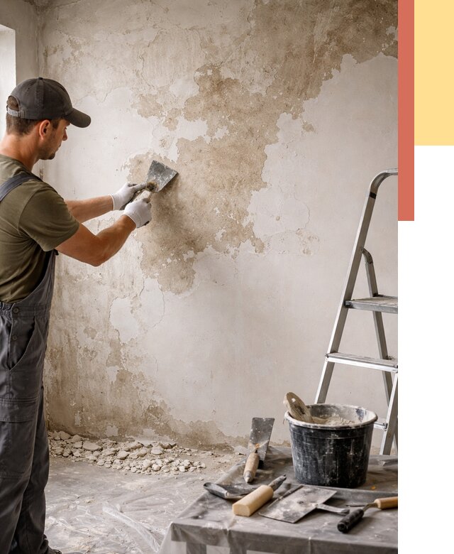 Снятие старой шпаклевки в Новосибирске от 1881 руб. — быстро и недорого | ОТДЕЛОЧНИК-Нвс