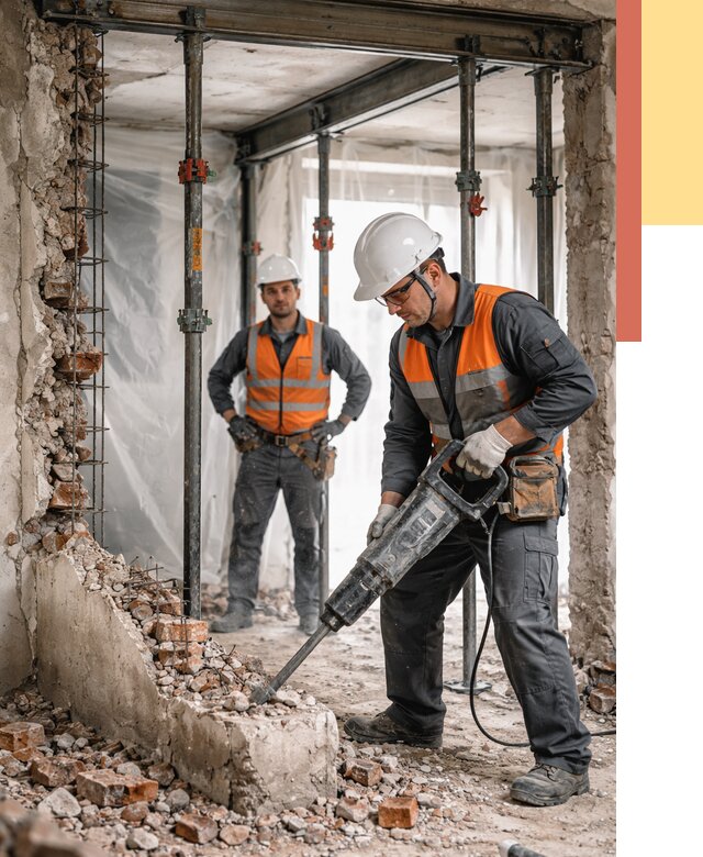 Снос несущих стен в Новосибирске от 10420 руб. — демонтаж несущей стены под ключ | ОТДЕЛОЧНИК-Нвс