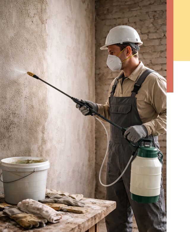 Антисептическая обработка стен в Новосибирске от 1220 руб. — быстро и недорого | ОТДЕЛОЧНИК-Нвс