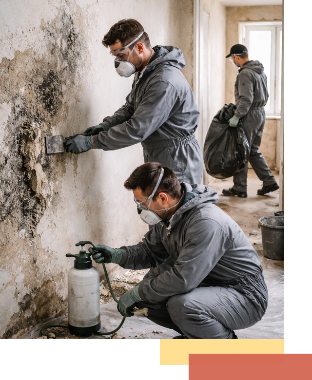 Удаление плесени со стен профессионально в Новосибирске