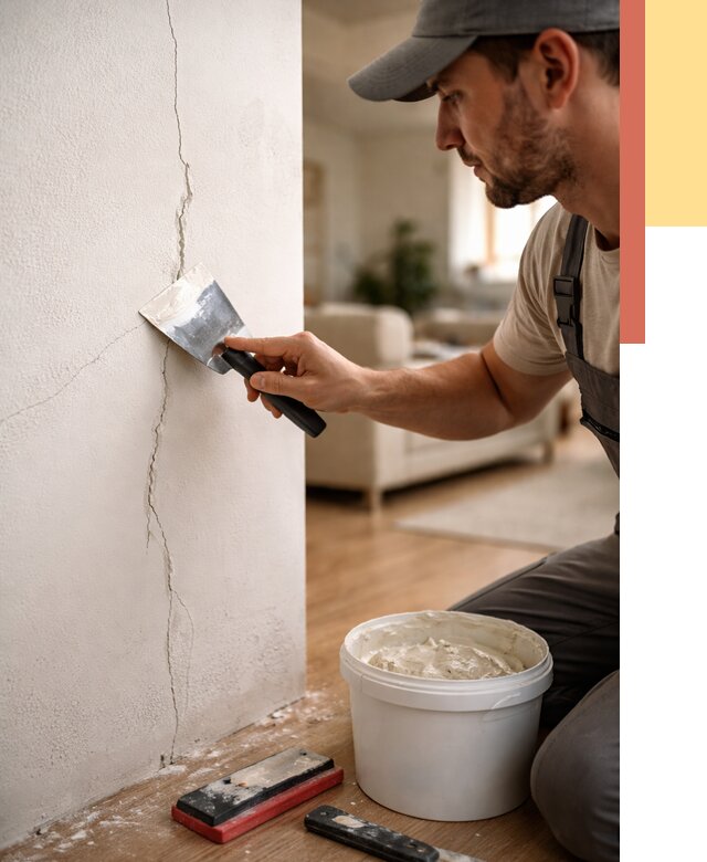 Заделка трещин и сколов в Новосибирске от 2491 руб. — быстро и недорого | ОТДЕЛОЧНИК-Нвс