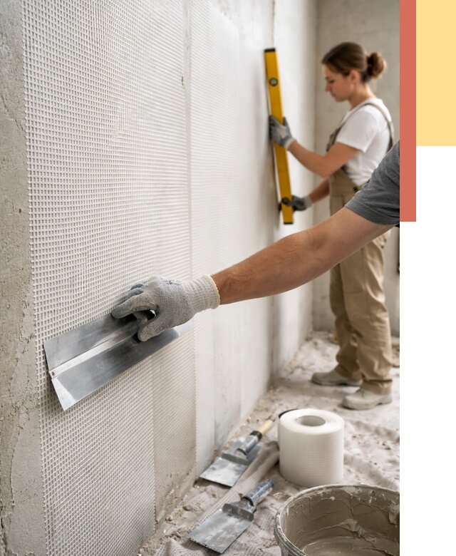 Армирование стен стеклосеткой в Новосибирске от 3253 руб. под ключ | ОТДЕЛОЧНИК-Нвс