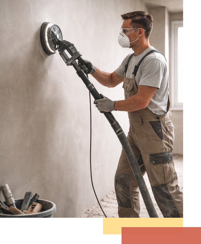 Профессиональная шлифовка стен в Новосибирске быстро и качественно