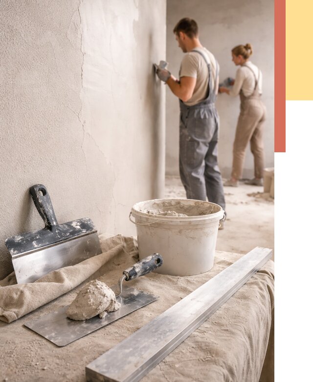 Штукатурка стен гипсовая в Новосибирске от 4575 руб/м2 — быстро и недорого | ОТДЕЛОЧНИК-Нвс