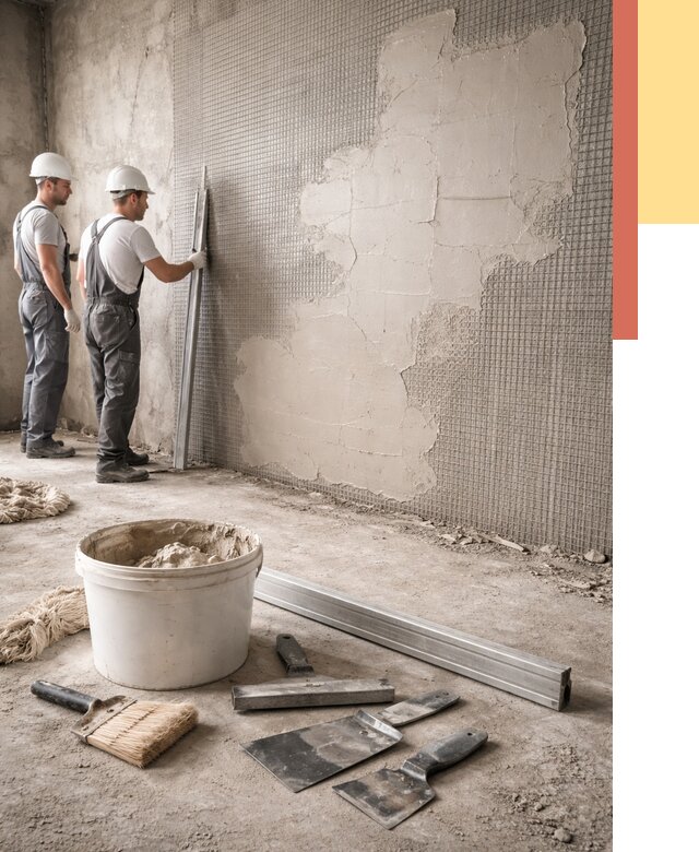 Штукатурка стен по сетке в Новосибирске от 5591 руб./м2 — быстро и недорого | ОТДЕЛОЧНИК-Нвс