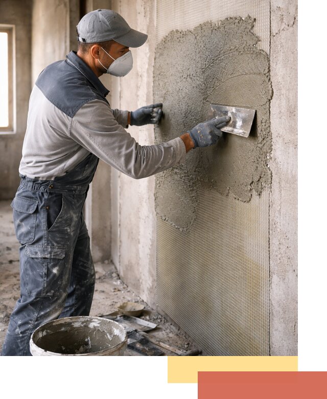 Штукатурка стен по сетке в Новосибирске под ключ качественно и быстро