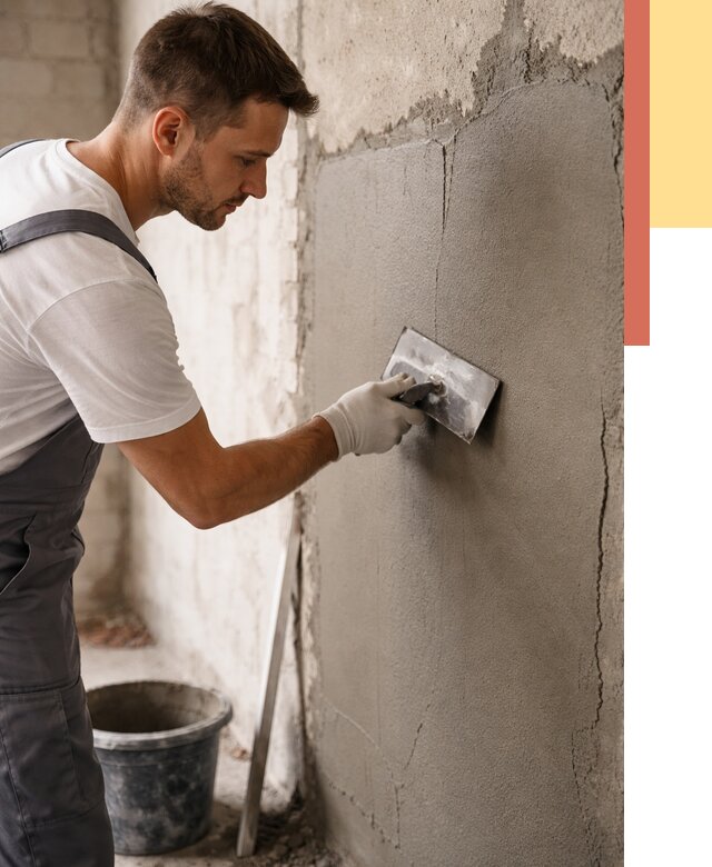 Штукатурка стен под плитку в Новосибирске от 4270 руб./м2 — выравнивание под плитку | ОТДЕЛОЧНИК-Нвс