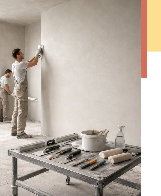 Штукатурка стен под покраску в Новосибирске от 4575 руб./м² — качественно и недорого | ОТДЕЛОЧНИК-Нвс