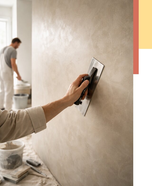 Венецианская штукатурка в Новосибирске от 3558 руб/м² — нанесение стен под ключ | ОТДЕЛОЧНИК-Нвс