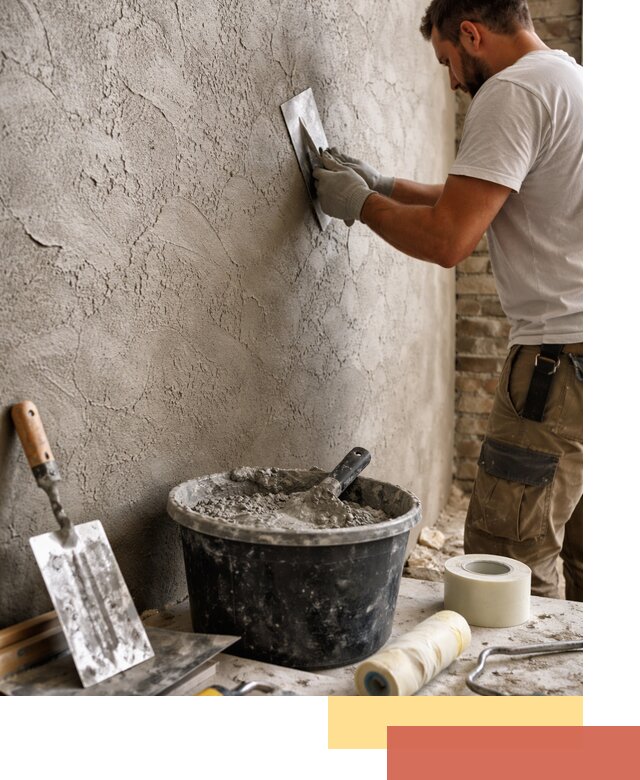 Декоративная штукатурка лофт в Новосибирске — отделка стен и потолков