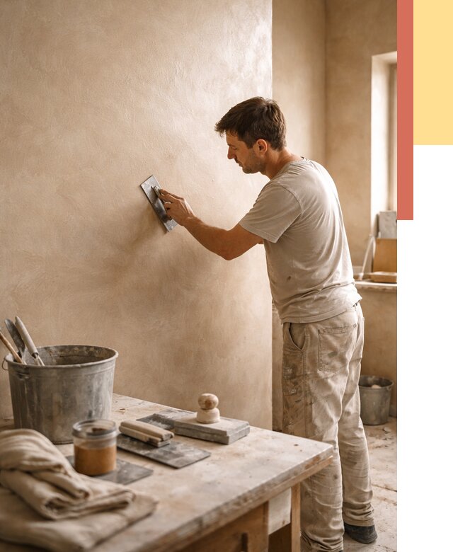 Марокканская штукатурка таделакт в Новосибирске под ключ от 4270 руб. | ОТДЕЛОЧНИК-Нвс