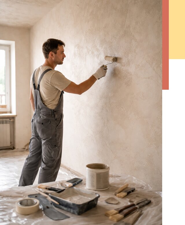 Нанесение лессирующей краски по декоративке в Новосибирске от 1779 руб. | ОТДЕЛОЧНИК-Нвс