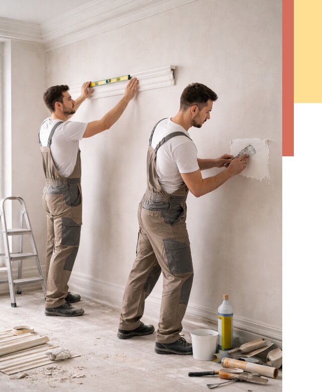 Монтаж лепнины на стены в Новосибирске от 4575 руб. — недорого, быстро | ОТДЕЛОЧНИК-Нвс