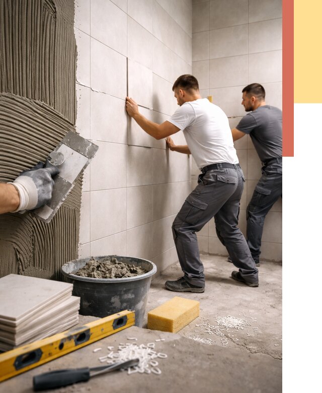 Укладка плитки на стены в Новосибирске от 864 руб. — качественно и недорого | ОТДЕЛОЧНИК-Нвс