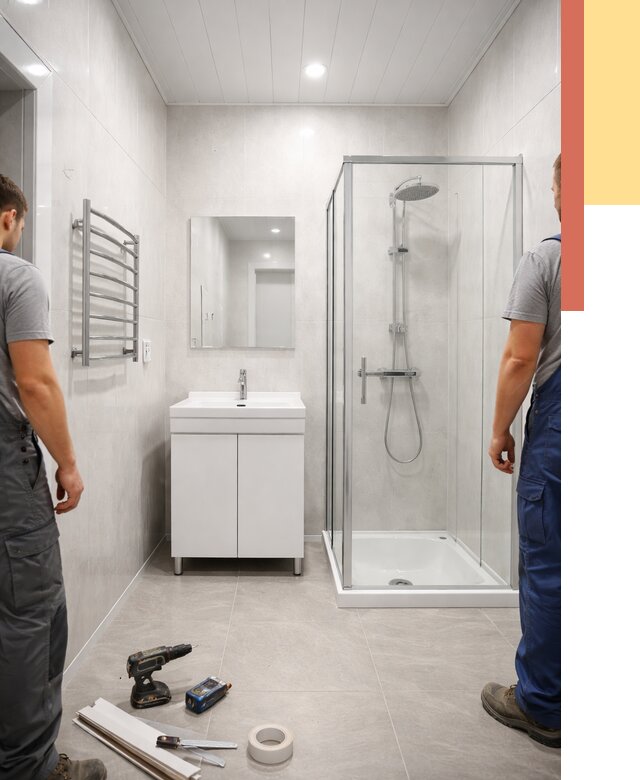 Отделка ванной комнаты панелями ПВХ в Новосибирске от 4575 руб. за м2 | ОТДЕЛОЧНИК-Нвс