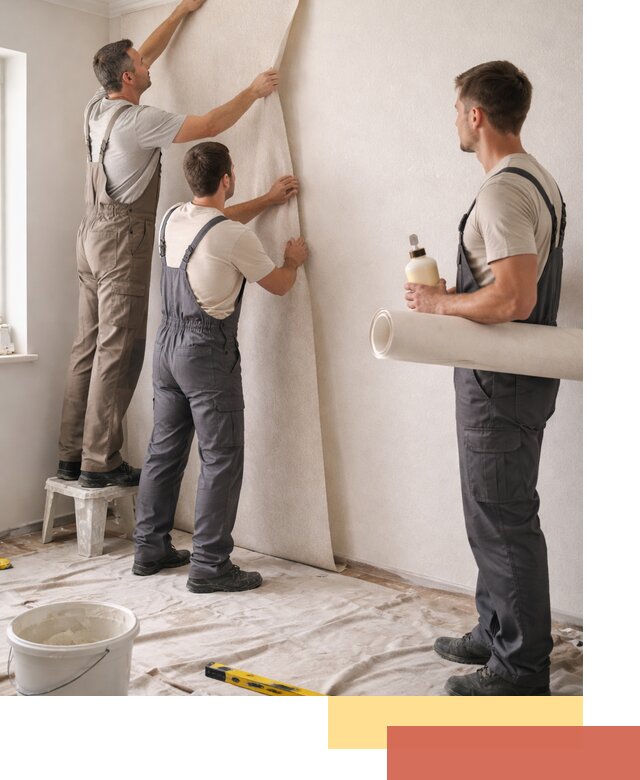 Оклейка стен обоями в Новосибирске — качественно и профессионально