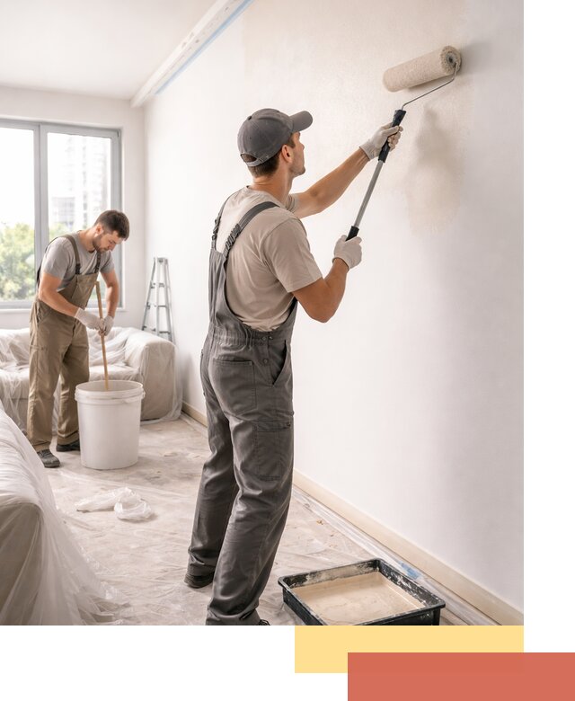 Покраска стен в офисе в Новосибирске — быстрый и качественный ремонт