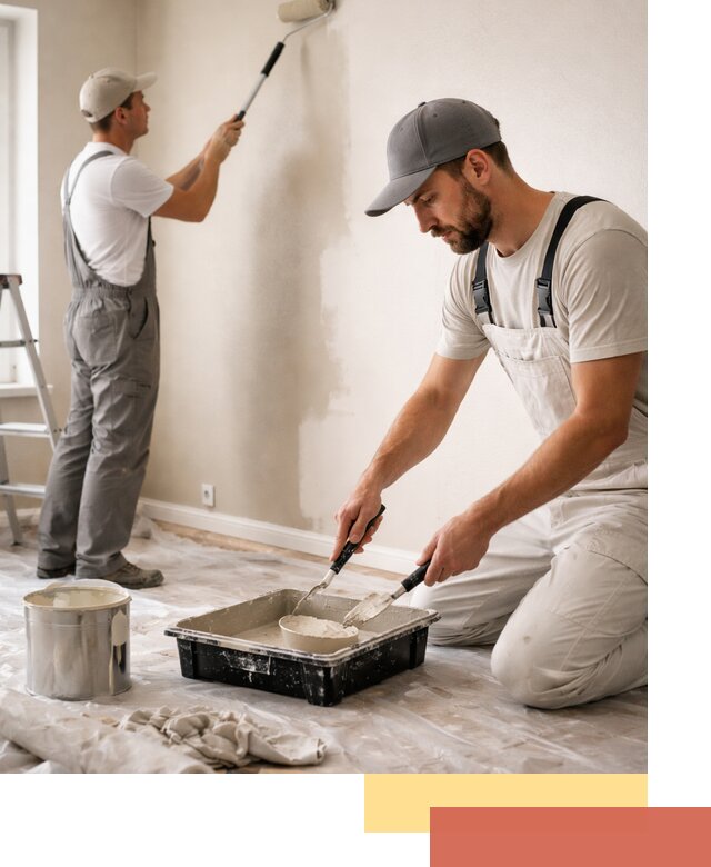 Покраска стен в квартире в Новосибирске — профессионально и аккуратно