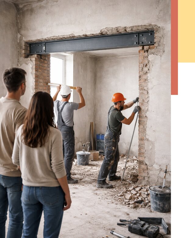 Усиление проема в стене в Новосибирске от 9658 руб. — усиление дверного проема металлоконструкцией | ОТДЕЛОЧНИК-Нвс