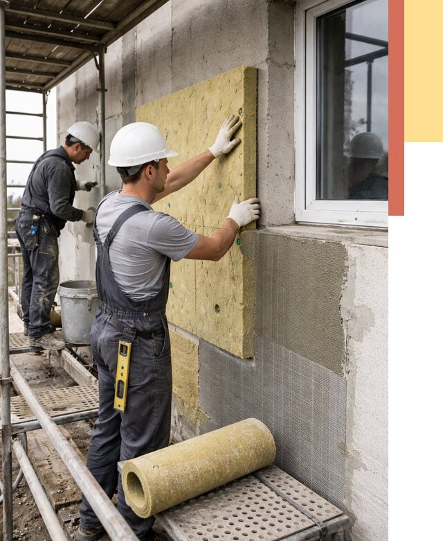 Утепление стен в Новосибирске от 4371 руб. под ключ — быстро и недорого | ОТДЕЛОЧНИК-Нвс