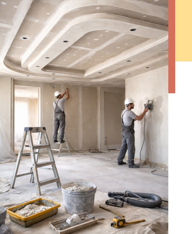 Многоуровневый потолок из гипсокартона в Новосибирске от 762 руб. под ключ | ОТДЕЛОЧНИК-Нвс