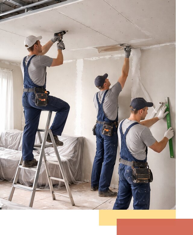 Профессиональная отделка потолка в Новосибирске быстро и качественно